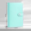 Clear 100 Envelop Savings Challenges Book Leather Cash Budget Notebook  Money Planners
