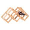 Beech Wood Anti-Shake Red Wine Rack Ornament for Bottle Storage