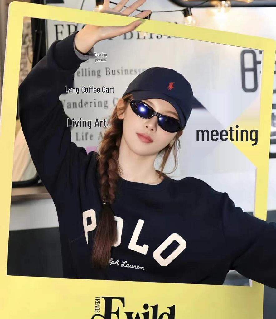 RL Ralph Gray Бейсболка-поло с вышивкой логотипа-лошадки - Унисекс, мягкий верх