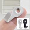 4pcs Sturdy Stainless Steel Wall Hook for Bathroom Kitchen Bedroom Office Easy Installation with Screws and Adhesive