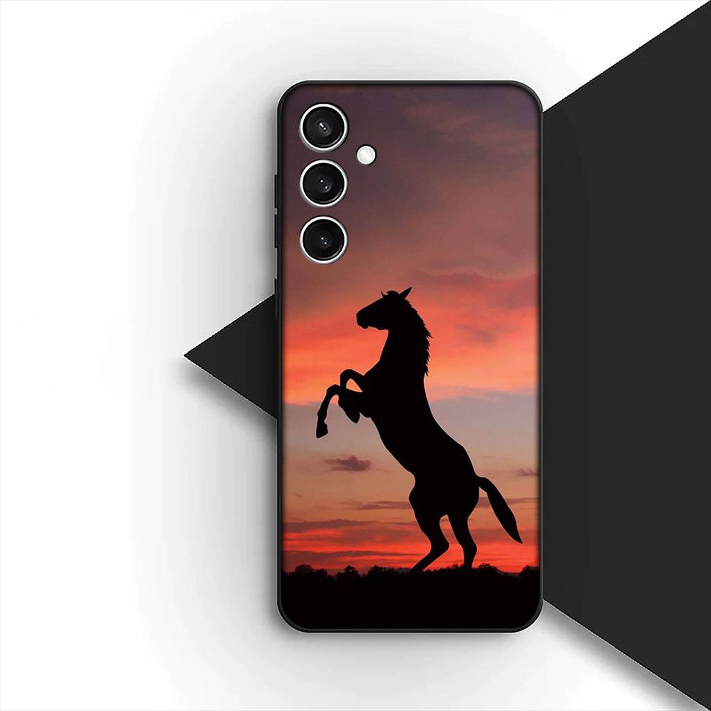 Чехол для Samsung Galaxy S10 S8 S9 Plus A33 A34 A31 70 A71 A72 Note 20 9 8 S10E Кейс Чехол для телефона Обои с дикой лошадью