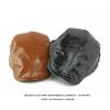 Autumn Winter Hat Men's PU Leather Beret British Retro Forward Hat Warm Peaked Cap