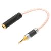 Адаптер 2,5 мм штекер на 3,5 мм гнездо Аудиоадаптер Кабель 15 см 5,9 дюйма Удлинительный кабель для наушников