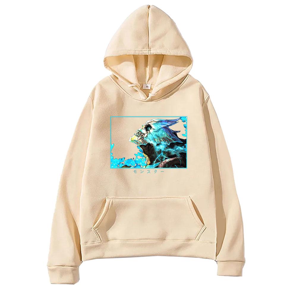 Аниме Кайдзю Нет. 8 графических принтованных худи с капюшоном для мужчин и женщин, эстетичные модные толстовки, удобная уличная одежда, унисекс-толстовка в стиле Харадзюку