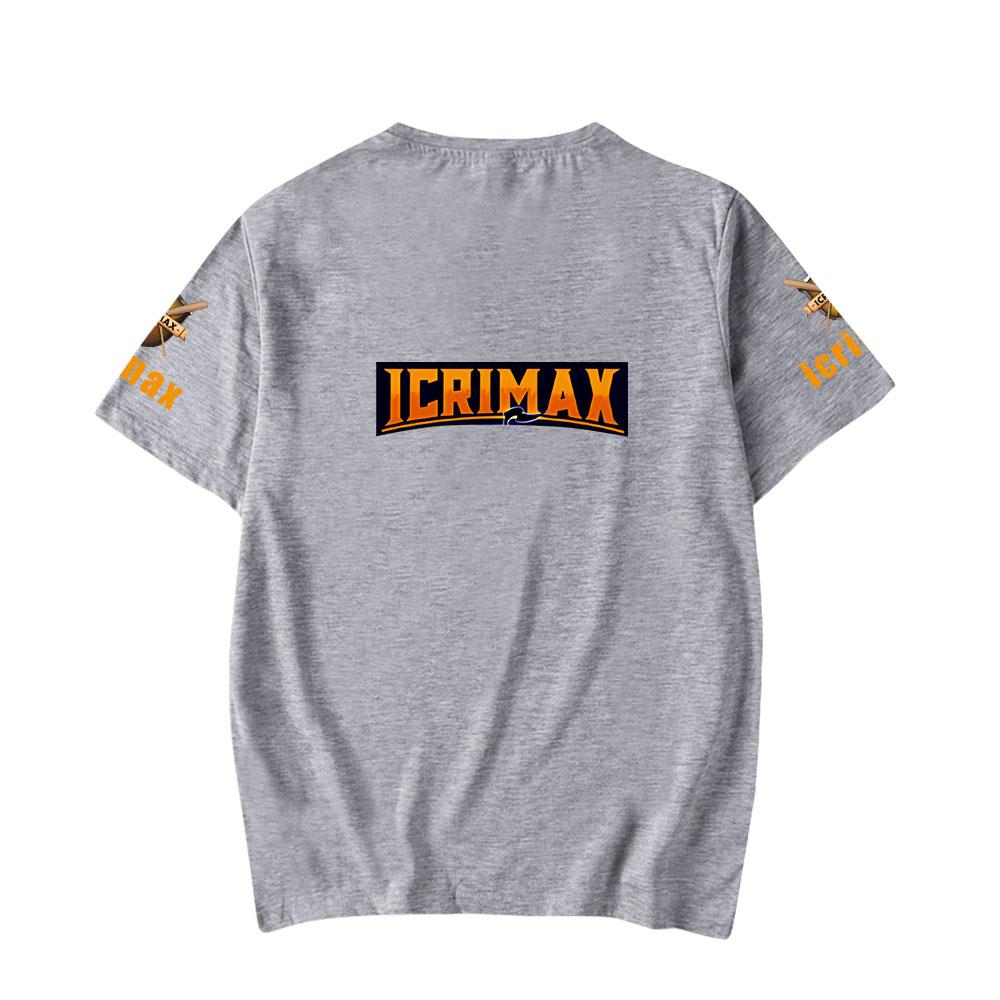 Футболка для мужчин и женщин, летняя одежда, фитнес, Icrimax, O-образный вырез, мужская футболка, большие размеры, новые мужские футболки, топы
