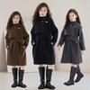 Женские шерстяные пальто, Осенняя и зимняя одежда, Кардиганы-куртки, Одежда для больших детей, Французская шерстяная одежда