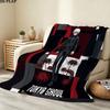 1PC Tokyo Ghoul Patterned Flannel Blanket Suitable For All Seasons For Home Decor Warmth And Comfort Gifts Holiday Present