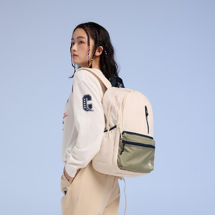 New Converse Polyester Backpack Regular Cream CV2443026PS-002