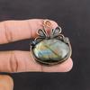 Labradorite Pendant Copper Pendant Ethnic Style Pendant Handmade Jewelry Real Gemstone Pendant Anniversary Gift Copper Jewelry Healing Stone