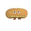 Interesting Hamburger High-value Pencil Case High-capacity Primary School Junior High School Students Creative Pencil Case Cosmetic Bag Pencil Case