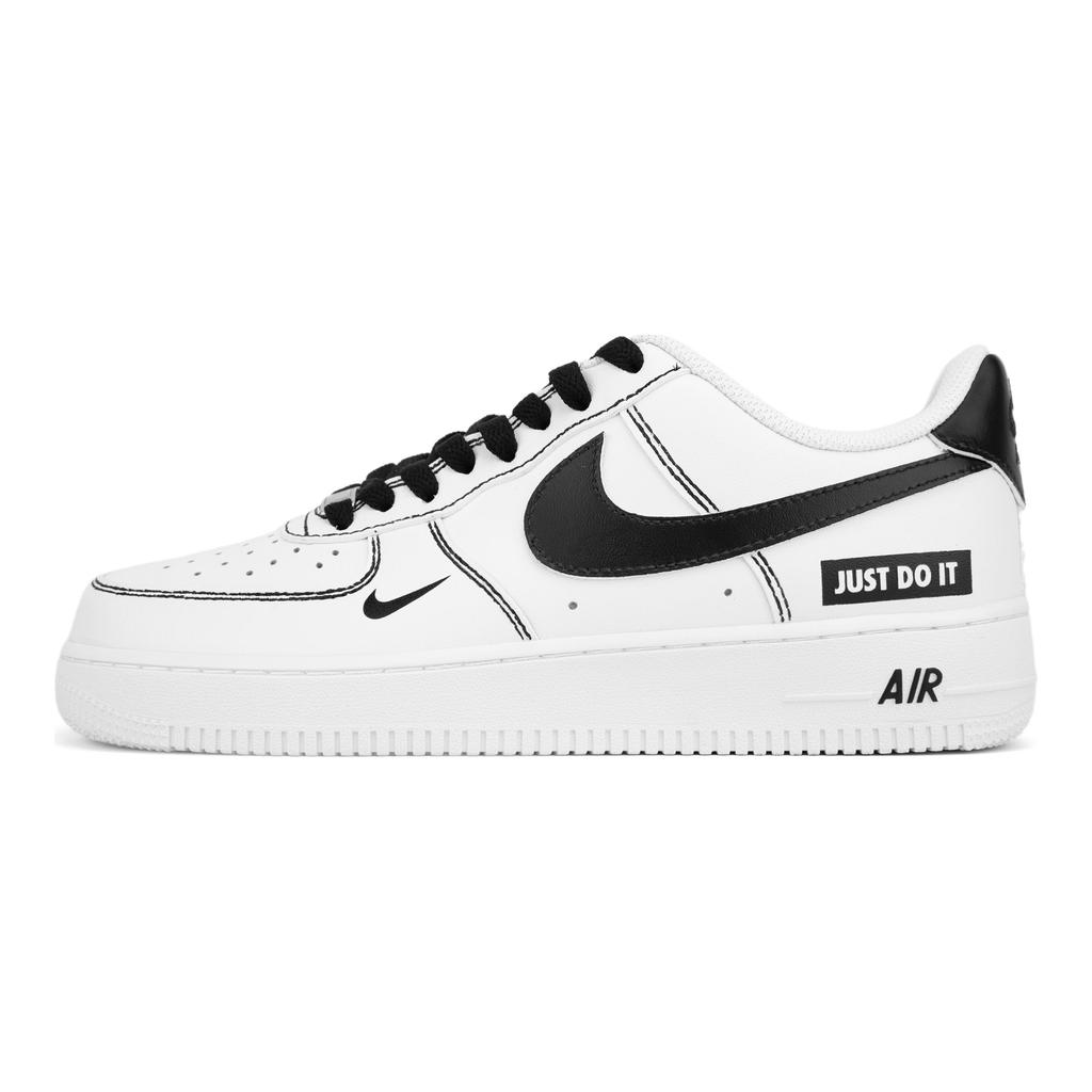 Nike Кроссовки Air Force 1 Low Skateboard Мужские Женские Унисекс, Черно-Белые 315122-111(Команда18-)