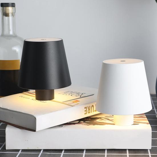 Лампа 3 цвета, яркость, регулируемая, аккумуляторная, беспроводная, с сенсорным управлением, настольная лампа, домашний офис, бар