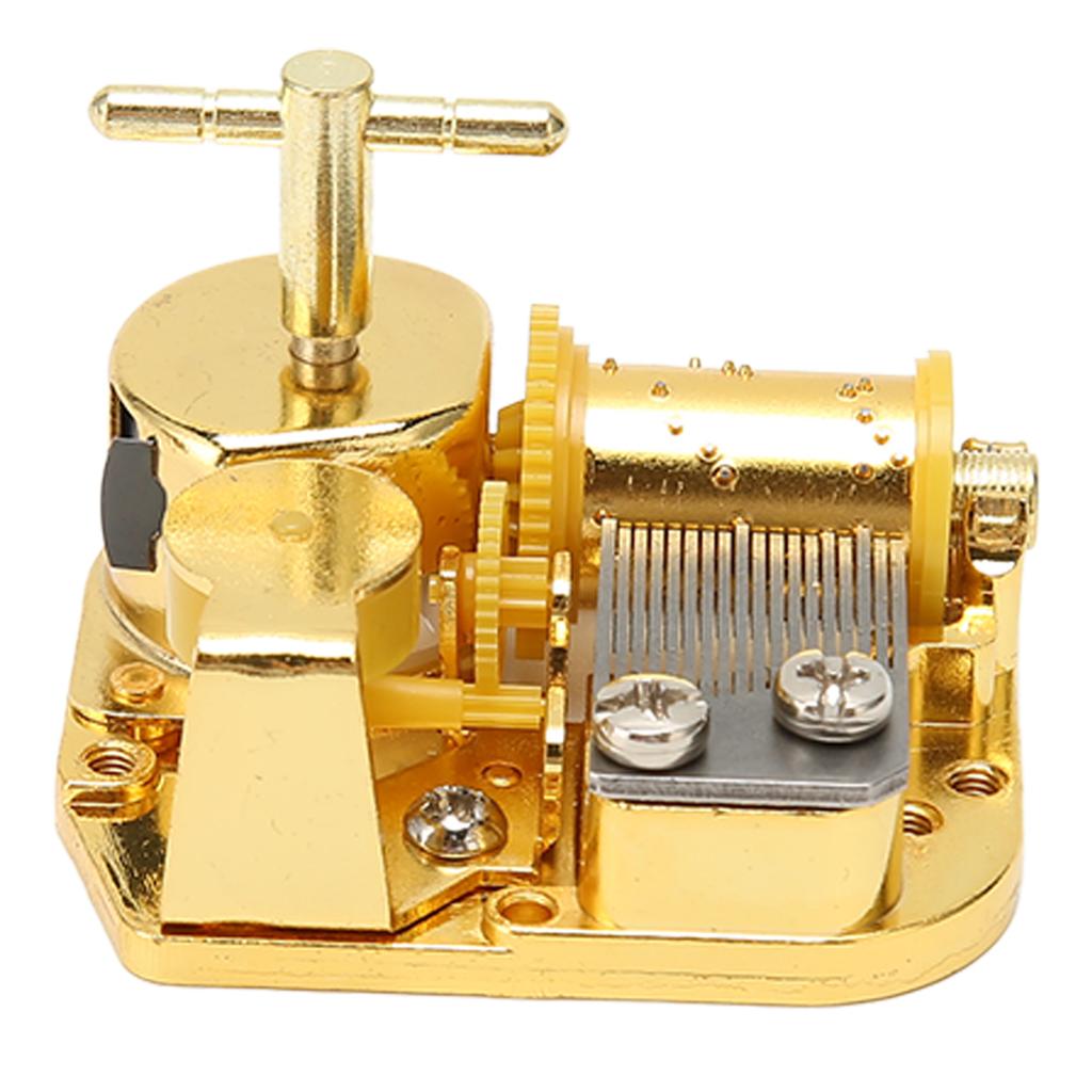 Музыкальный механизм Золотой заводной музыкальный механизм для DIY подарков