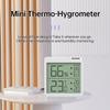 -20-60℃ Измеритель температуры и влажности с ЖК-цифровым дисплеем, термометр для измерения температуры и влажности в помещении, подвесной дизайн