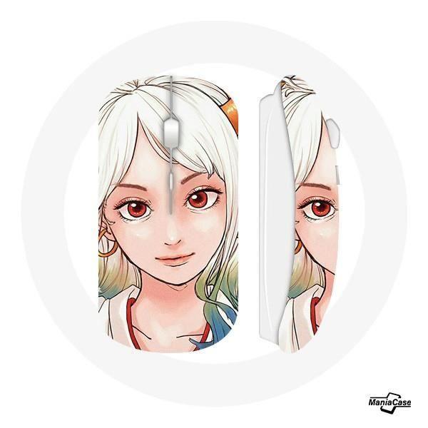 Wireless Mouse - Yamato - One Piece Manga - USB Wifi Key - Compatible Mac and PC - White