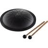 MEINL Sonic Energy Collection Small Steel Tongue Drum F Minor 7 Inch Black SSTD1BK (storage Bagmallet Included)