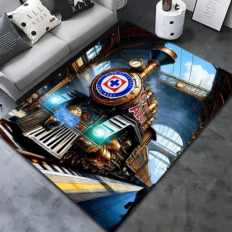 Cruz Azul Carpet Rug for Living Room Bedroom Home Sofa Decoration,Kids play Non-slip Floor Mat