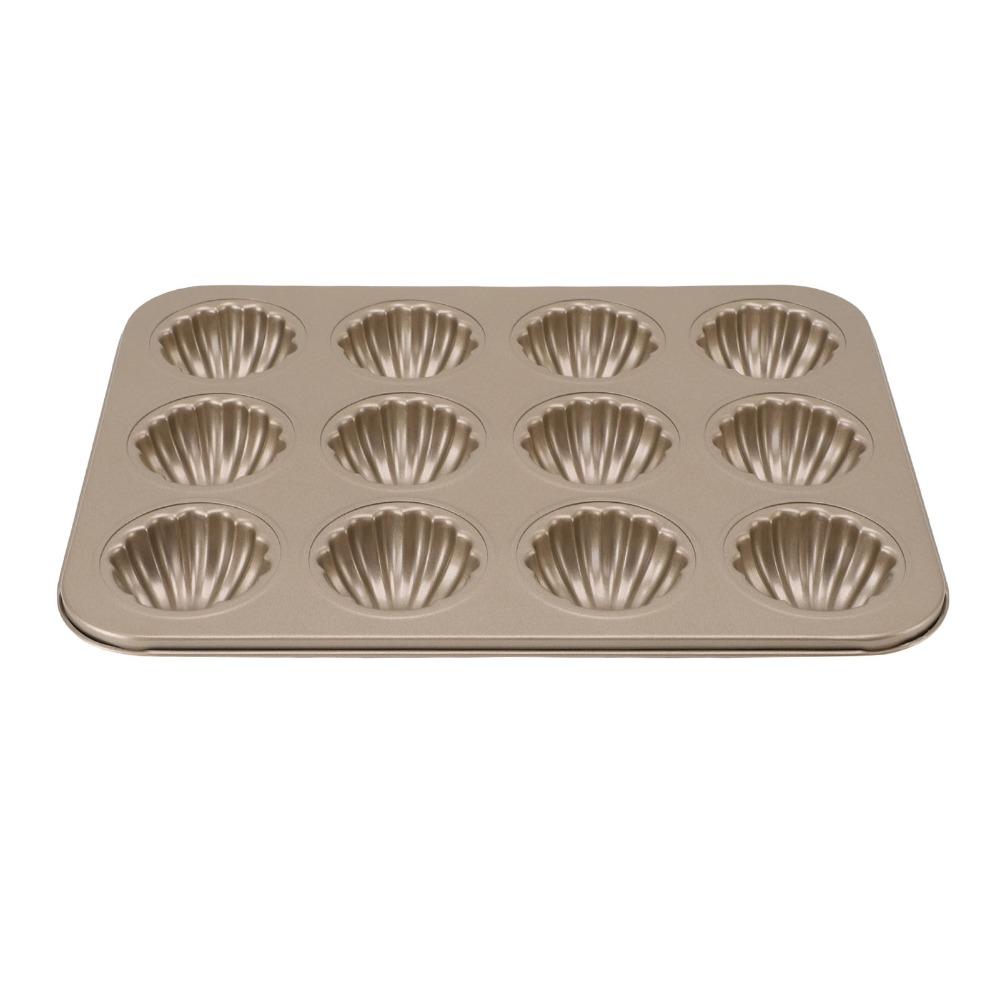 Carbon Steel Baking Mold Heat Resistant Shell Shaped Mold Madeleine Mold Cake Pan Oven Baking