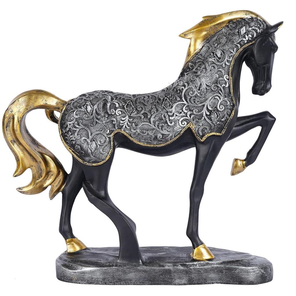 Horse Showpiece for Home Decor Showpiece, Running Horse Statue for Feng Shui Vastu Figurines for Good Luck Gifts New