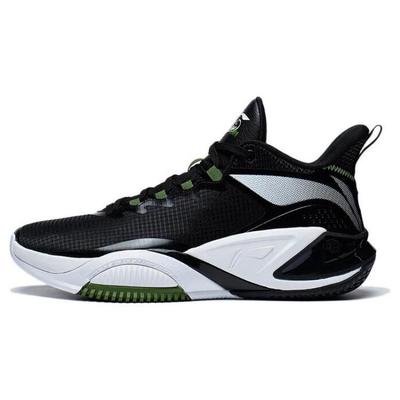 Li Ning Storm 2023 Удобная амортизация, износостойкие низкие мужские баскетбольные кроссовки Черные ABFT021-1
