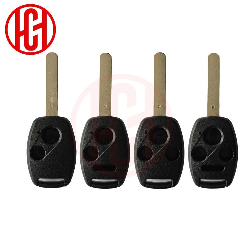 Replacement Remote Car Key Shell For Honda Accord Civic CRV Pilot Insight 2 2+1 3 3+1  Buttons Fob Auto Key Case Cover
