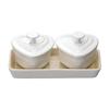 Le Creuset Petit Ramequin d'Amour Heat-Resistant Container Set In White Luster, Perfect for Weddings, Anniversaries, Bridal Gifts, and As a Favors [Of
