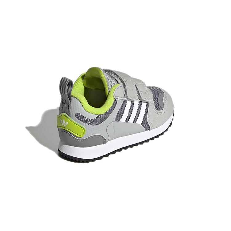 adidas Оригинальные ZX 700 HD CF I Замша Устойчивые к истиранию Низкие Детские Кроссовки Серые Для Младенцев и Малышей GZ7517