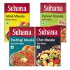 Suhana Misal Masala, Paneer Masala, Chat Masala, Pavbhaji Masala - Combo of 4