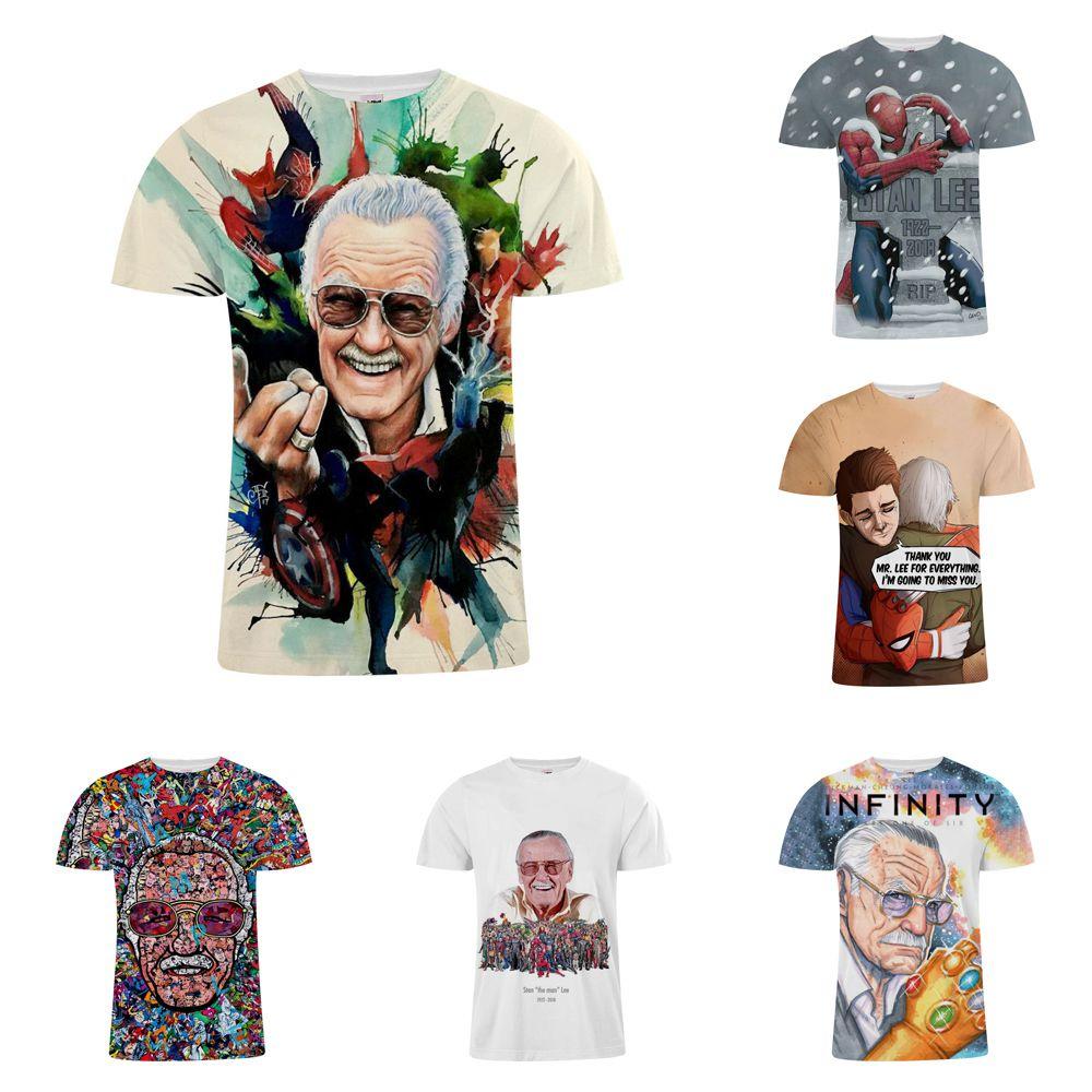 Качественная футболка Stan Lee Marvel Superhero для мужчин с изображением Человека-паука