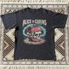 Alice in Chains Skull Apple Alternative Metal  Black T-shirt