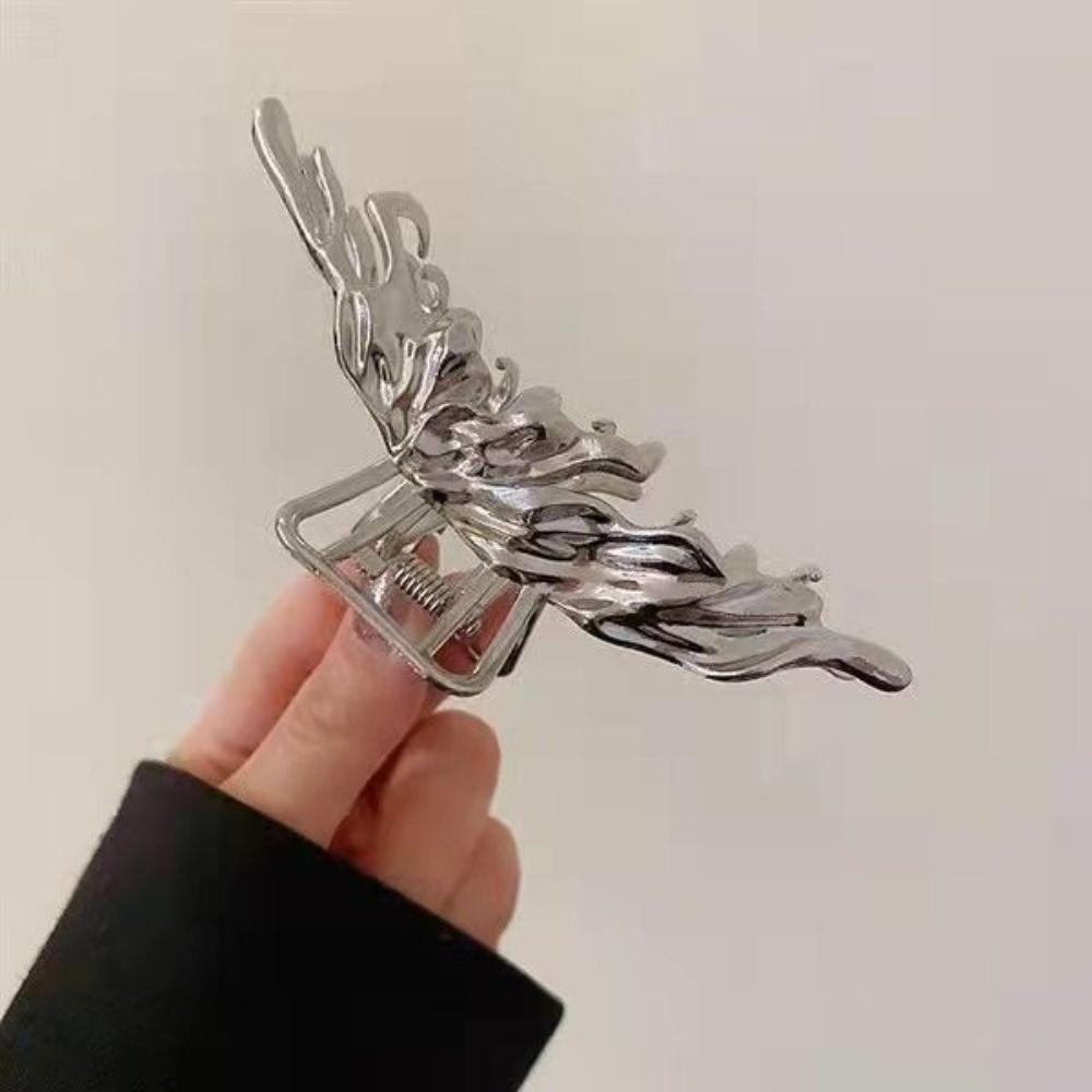 Metal Material Metal Hair Claw Hollow Design Hair Barrettes Party Hair Accessories