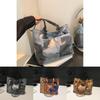 Fashionable Pu Tote Bag For Women In Cool Gray Blue And Brown Colors