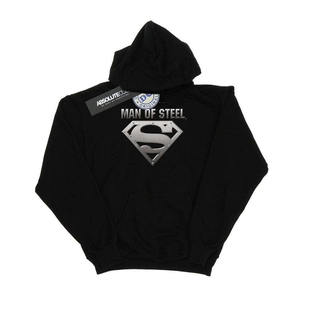 DC Comics Boys Superman Man Of Steel Shield Hoodie