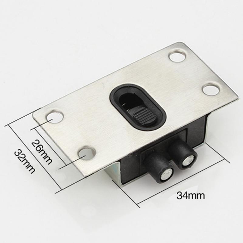 1 комплект роликов из нержавеющей стали для раздвижных дверей, подвесных дверей шкафа для спальни, аксессуаров для мебели, душевой кабины.