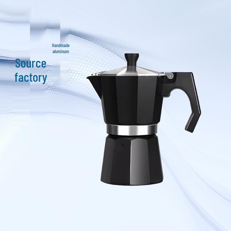Итальянская восьмигранная мока: Алюминиевая эспрессо-кофеварка для домашнего использования