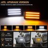 New 2Pcs Repeat Blinker Front Bumper Side Marker Turn Signal Light DRL Lamp for for TJ 1997-2006 #CH2550120