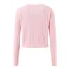 European and American style, new women's clothing, foreign style, fashionable, casual crew neck single-breasted knitted cardigan