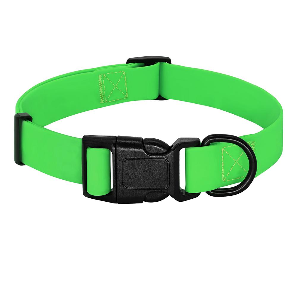 Водонепроницаемый ПВХ ошейник для домашних животных, устойчивый к грязи, легко моющийся, резиновый ошейник для собак для маленьких, средних, больших собак, кошек, аксессуары для домашних животных