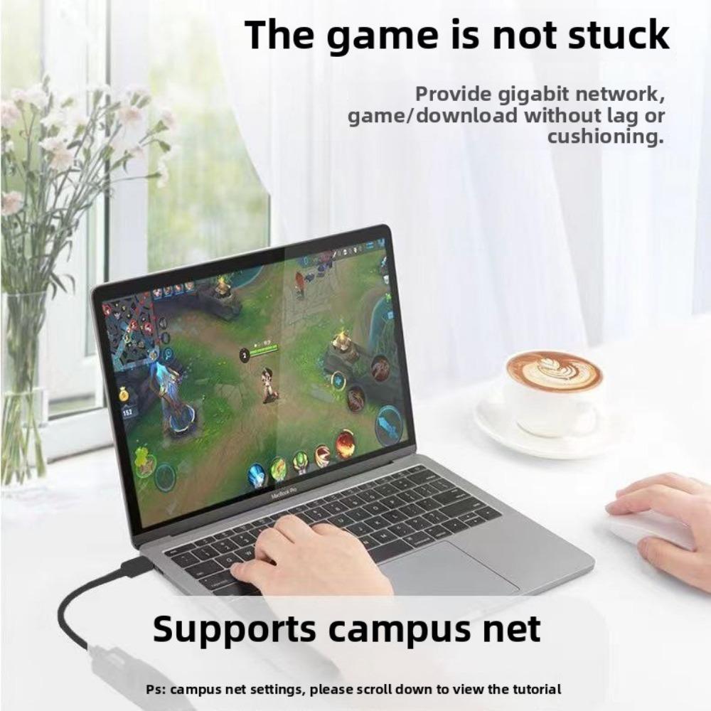 USB Gigabit Ethernet адаптер Plug and Play 3 0 в RJ45 конвертер для ноутбука телефона ТВ-приставки проводная сетевая карта