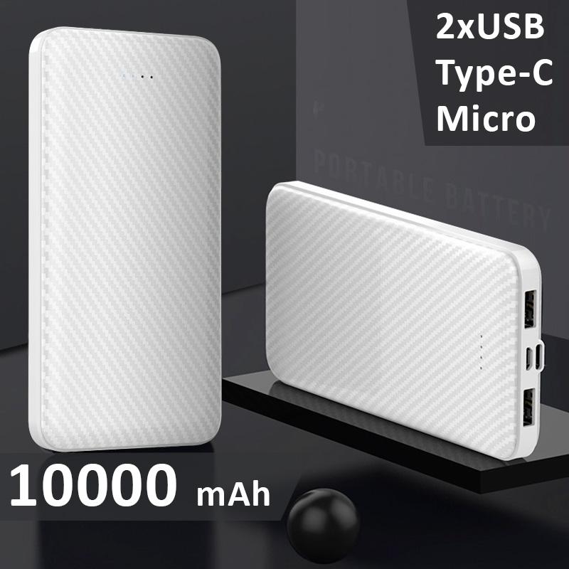 Power bank XIYT YZB0110 10000 mAh 2xUSB/Micro/Type-C