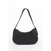 Women's Lined Black Oval Baguette Bag
