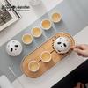 Nanshan Mr. Ceramic Side Handle Kung Fu Tea Set
