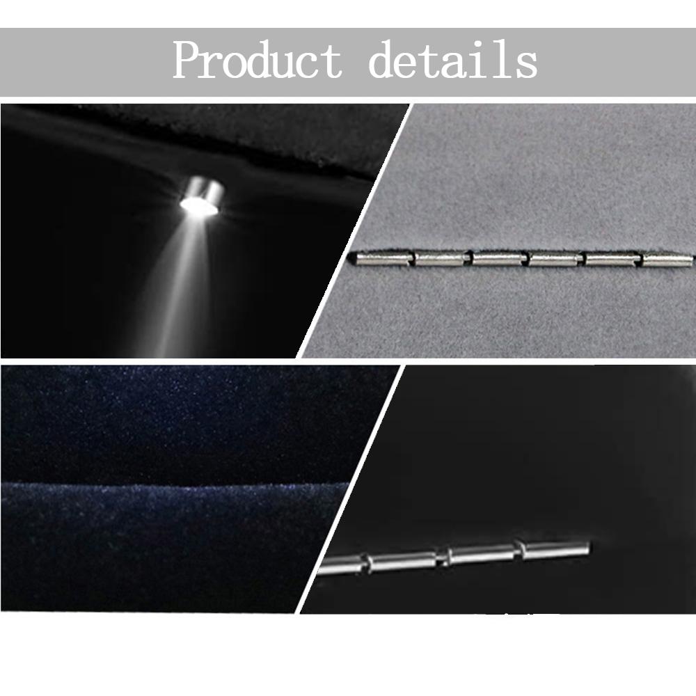 Jewelry Gift Box 6*5*3.8cm Led Light Ring Box Ring Box Holder Material: Velvet For Wedding Ceremony Proposal Gift For Couples