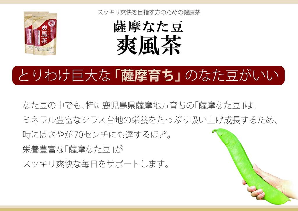 Освежающий чай Healthy Smile Satsuma Nata Bean 30 упаковок x 2 пакетика Набор из натуральных ингредиентов для здоровья