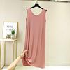 Women's Plus Size Modal Sleeveless Mid-Length Camisole Nightgown