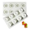 8/15 Cavity Pudding Mold Heat Resistant Baking Mold Portable Apple Silicone Mold  Chocolate