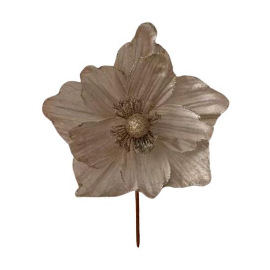 Блестящий искусственный цветок Рождественское украшение DIY Рождественская елка Венок Украшения Искусственный цветок пуансеттии для Рождества Нового года Свадебной вечеринки Праздника