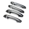 For Seat Ibiza 2018    Carbon Fiber Chrome Car Side Door Handle Cover Trim Sticker Styling