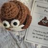 Funny Positive Poop Hug Pocket Hug Mini Handmade Plush Wool Knitted Doll Cute Desktop Decoration Birthday Holiday GiftDecoration