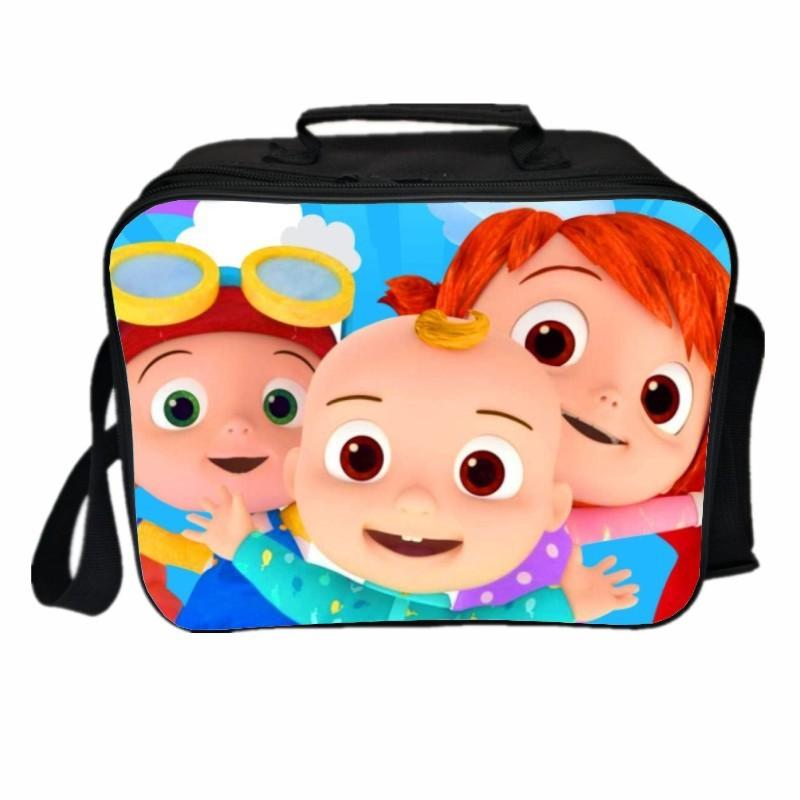 Cocomelon Insulated Lunch Box Bag With Large Capacity For Childrens Outdoor Adventures
